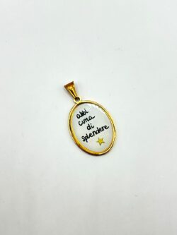 Ciondolo Frase Motivazionale Acciaio Inox