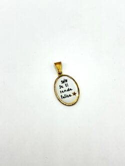 Ciondolo Frase Motivazionale Acciaio Inox