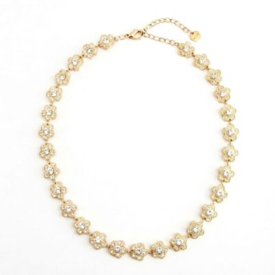 Collana Girocollo Fiori Gold in ACCIAIO INOX