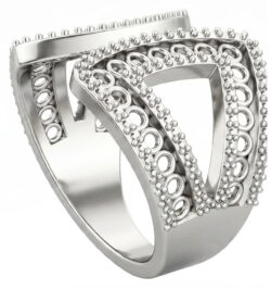 Anello fascia Bacio