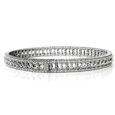Bracciale Tennis 3 fili taglio brillante