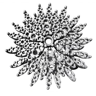 Anello Toppa Fiore finte navette