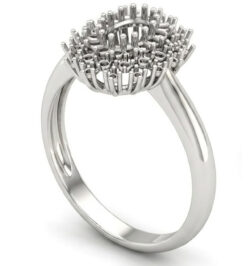 Anello Ventaglio Ovale