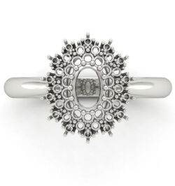 Anello Ventaglio Ovale