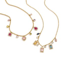 COLLANA HAPPY IN ACCIAIO INOSSIDABILE